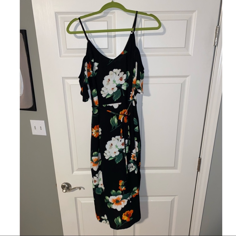 Off the Shoulder Floral Dress